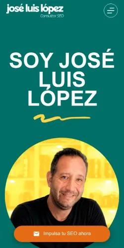 Voorbeeld van de site José Luis López, medium uit Spanje voor gesponsorde artikelen