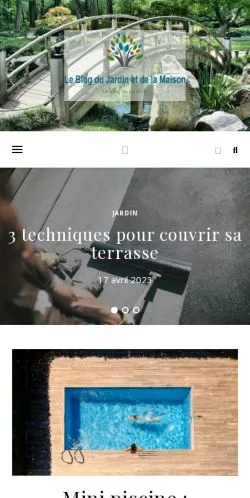 Vista previa del sitio Le Blog du Jardin, medio de Francia para artículos patrocinados