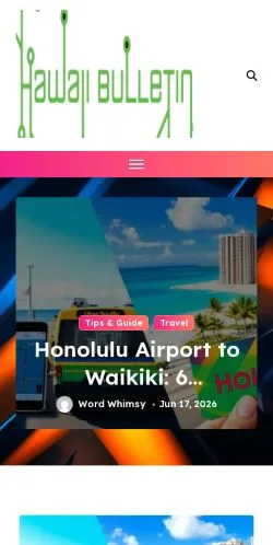 Anteprima del sito Hawaii Bulletin, media di Stati Uniti per articoli sponsorizzati