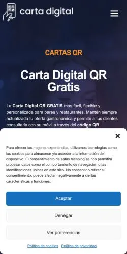 Podgląd witryny Tu Carta Digital, medium z kraju Hiszpania do artykułów sponsorowanych