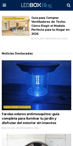 Anteprima del sito Noticias LEBOX, media di Spagna per articoli sponsorizzati
