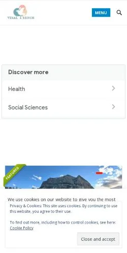 スポンサード記事向けのアメリカ合衆国メディア、Viral Trenchのサイトプレビュー