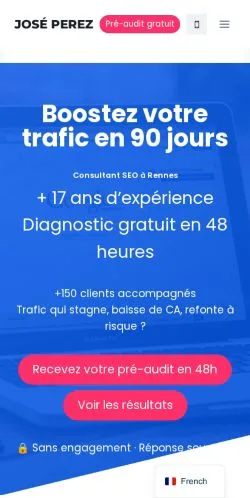 Anteprima del sito Joseperez Consultant SEO, media di Francia per articoli sponsorizzati
