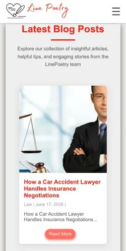 Anteprima del sito LinePoetry, media di Stati Uniti per articoli sponsorizzati