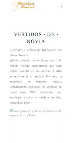 Anteprima del sito Marián Novias, media di Spagna per articoli sponsorizzati