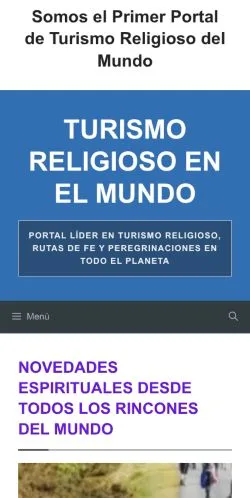 Anteprima del sito Turismo Religioso, media di Spagna per articoli sponsorizzati