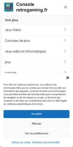 Anteprima del sito La Console Retrogaming, media di Francia per articoli sponsorizzati