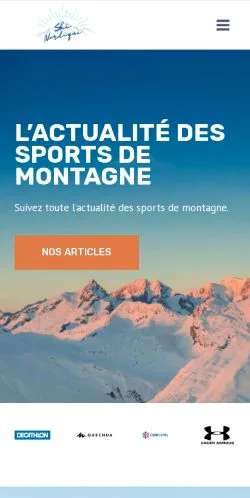 Anteprima del sito Skinordique, media di Francia per articoli sponsorizzati