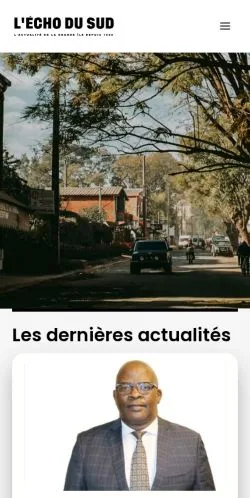 スポンサード記事向けのフランスメディア、L'Écho du Sudのサイトプレビュー