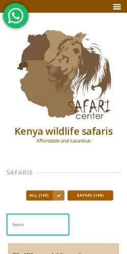 Anteprima del sito Safari Center, media di Stati Uniti per articoli sponsorizzati