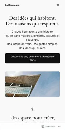 Anteprima del sito La Cavalcade, media di Francia per articoli sponsorizzati