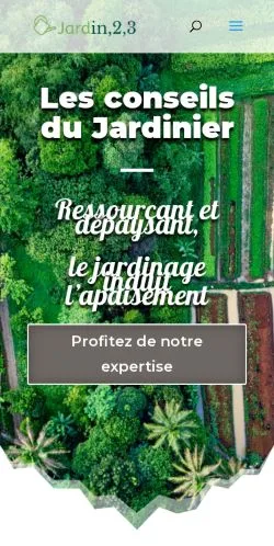 Podgląd witryny Jardin23, medium z kraju Francja do artykułów sponsorowanych