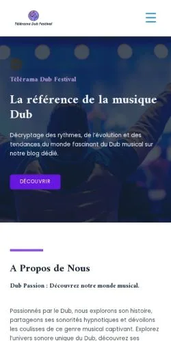 Podgląd witryny Télérama Dub Festival, medium z kraju Francja do artykułów sponsorowanych