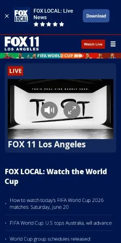 Vorschau der Website FOX 11 Los Angeles, Medium aus Vereinigte Staaten für gesponserte Artikel