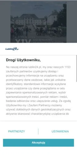 Anteprima del sito Lublin24, media di Polonia per articoli sponsorizzati