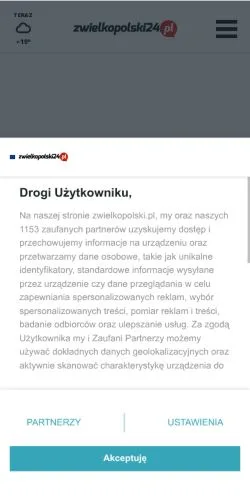 Anteprima del sito ZWielkopolski24, media di Polonia per articoli sponsorizzati