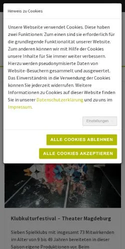 Anteprima del sito Mitteldeutschland Kultur Aktiv, media di Germania per articoli sponsorizzati