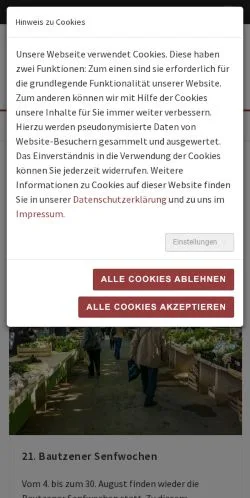 Anteprima del sito Geschmackverstärker, media di Germania per articoli sponsorizzati