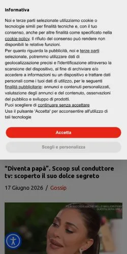 Anteprima del sito Caffeina Magazine, media di Italia per articoli sponsorizzati