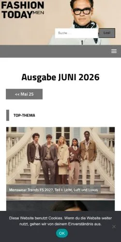 Anteprima del sito Fashiontoday, media di Germania per articoli sponsorizzati