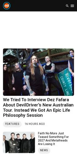 Anteprima del sito Music Feeds, media di Australia per articoli sponsorizzati