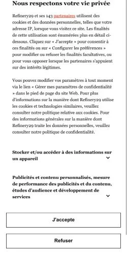 Forhåndsvisning af Refinery29, medie fra USA til sponsorerede artikler