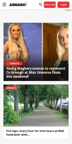 Voorbeeld van de site Armagh I, medium uit Verenigd Koninkrijk voor gesponsorde artikelen