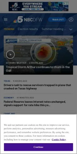 Forhåndsvisning af NBC 5 DFW, medie fra USA til sponsorerede artikler