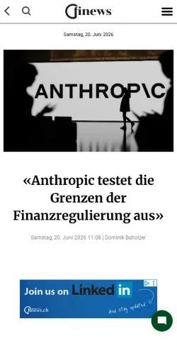 Anteprima del sito Finews, media di Svizzera per articoli sponsorizzati