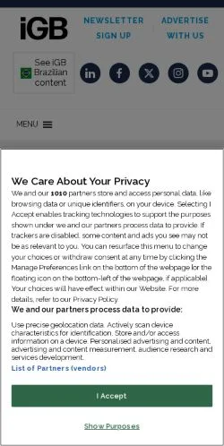 スポンサード記事向けのアメリカ合衆国メディア、iGBのサイトプレビュー