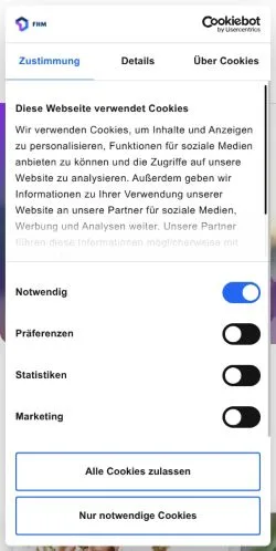 스폰서 기사용 독일 매체 Das Studium für deine Zukunft 사이트 미리보기