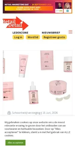 Anteprima del sito RetailDetail NL, media di Paesi Bassi per articoli sponsorizzati