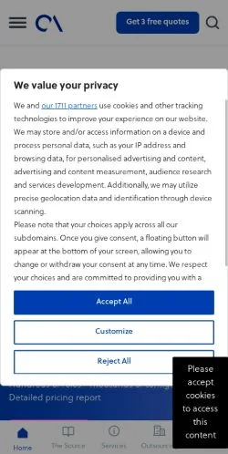 Aperçu du site Outsource Accelerator, référencé pour publier un article sponsorisé