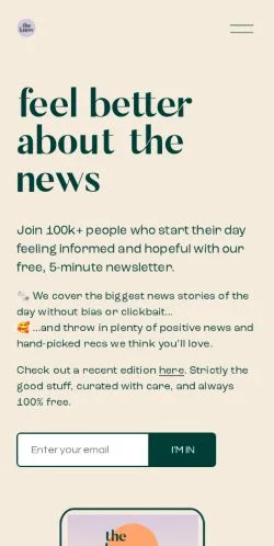 Anteprima del sito The Know Newsletter, media di Regno Unito per articoli sponsorizzati