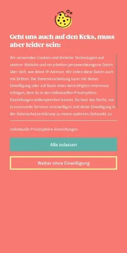 Forhåndsvisning av nettstedet Studi, medium fra Tyskland for sponsede artikler