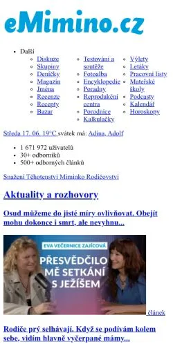 Podgląd witryny 429 Too Many Requests, medium z kraju Czechy do artykułów sponsorowanych