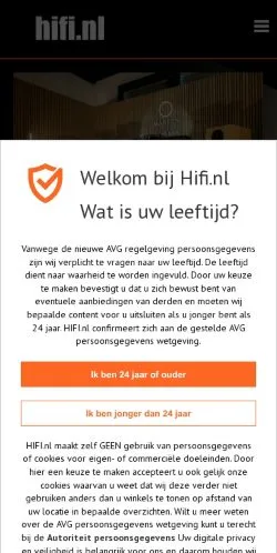 Podgląd witryny HiFi, medium z kraju Holandia do artykułów sponsorowanych