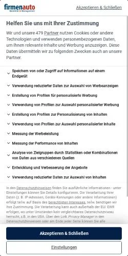 Aperçu du site Firmenauto, média de Allemagne pour articles sponsorisés