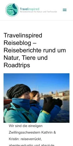 Anteprima del sito Travelinspired, media di Germania per articoli sponsorizzati