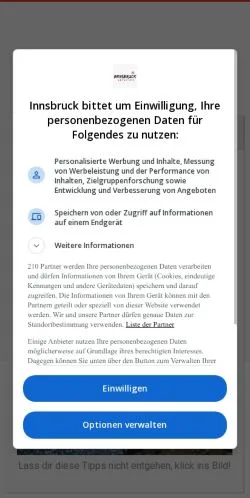 Anteprima del sito Innsbruck Altstadt, media di Stati Uniti per articoli sponsorizzati
