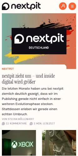 Aperçu du site nextpit, référencé pour publier un article sponsorisé
