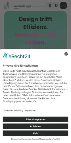Vorschau der Website Revilodesign, Medium aus Deutschland für gesponserte Artikel