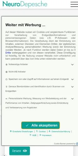 Anteprima del sito Homepage, media di Germania per articoli sponsorizzati