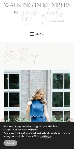 Podgląd witryny Memphis In High Heels, medium z kraju Stany Zjednoczone do artykułów sponsorowanych