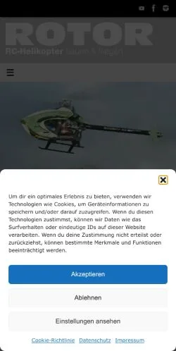 Anteprima del sito ROTOR Magazin, media di Germania per articoli sponsorizzati