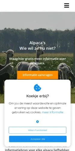 Anteprima del sito Alpaca Ranch, media di Paesi Bassi per articoli sponsorizzati
