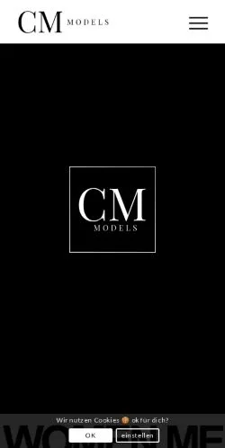 スポンサード記事向けのドイツメディア、CM Modelsのサイトプレビュー