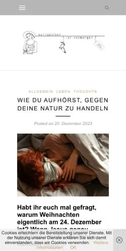 Anteprima del sito Nachgesternistvormorgen, media di Germania per articoli sponsorizzati