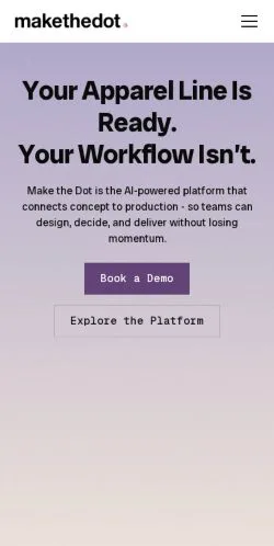 Anteprima del sito Make The Dot, media di Stati Uniti per articoli sponsorizzati