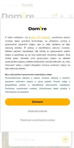 Podgląd witryny DOMIRE, medium z kraju Stany Zjednoczone do artykułów sponsorowanych